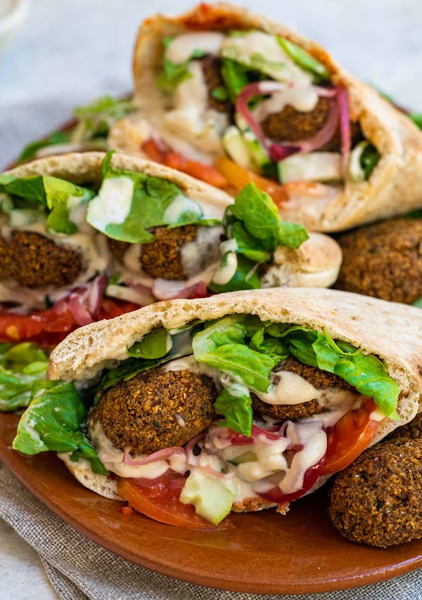 Falafel sandwiches