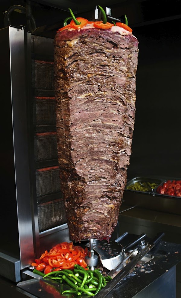 Shawarma on the spit