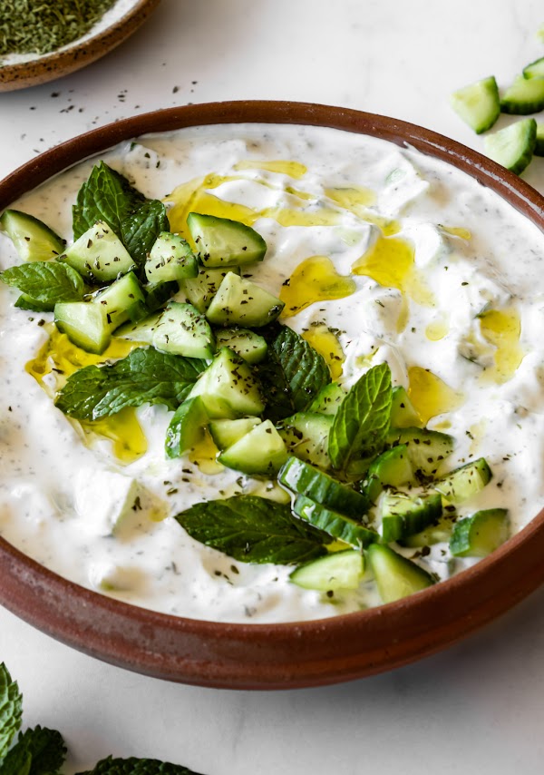 Yogurt and cucumber dip